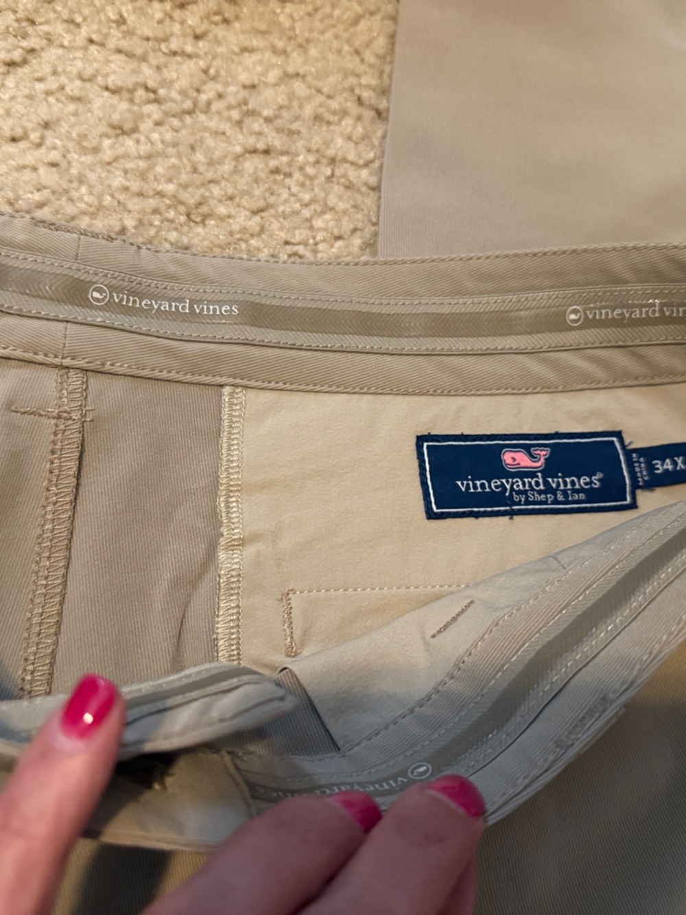 Vineyard Vines Men's Khaki Chino Pants - Beige